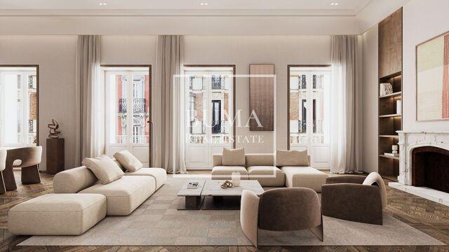 292 sqm luxury flat for sale in Recoletos, Madrid