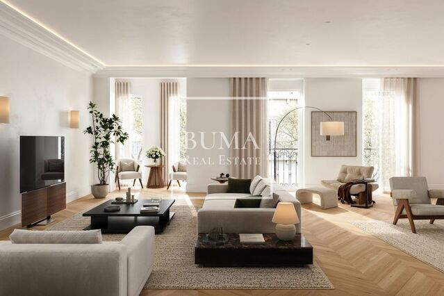 Exclusivo piso de 346 m² en venta completamente reformado en Almagro en edificio clásico con portero