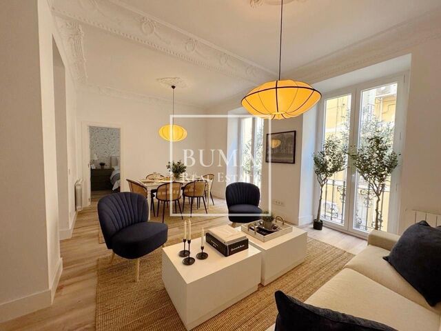 128 sqm luxury flat with views for rent in Madrid